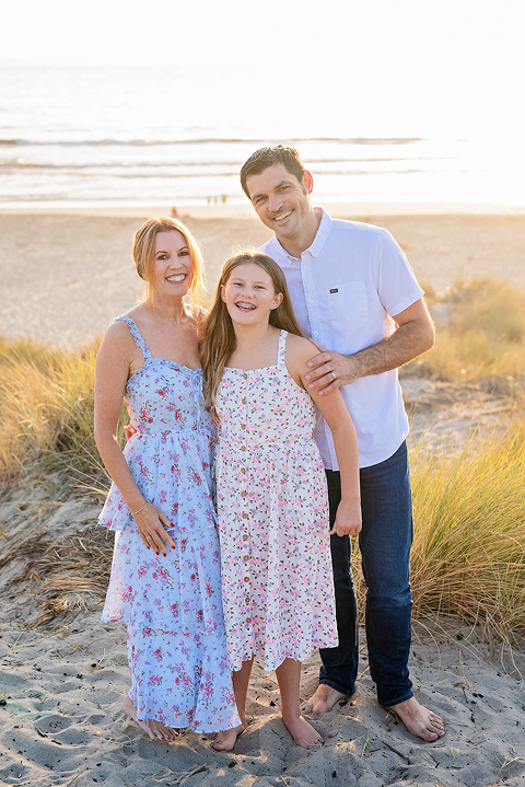 Sunset Beach Family Portraits In Watsonville