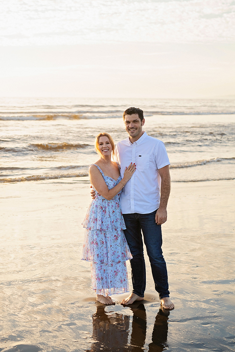 Sunset Beach Family Portraits In Watsonville