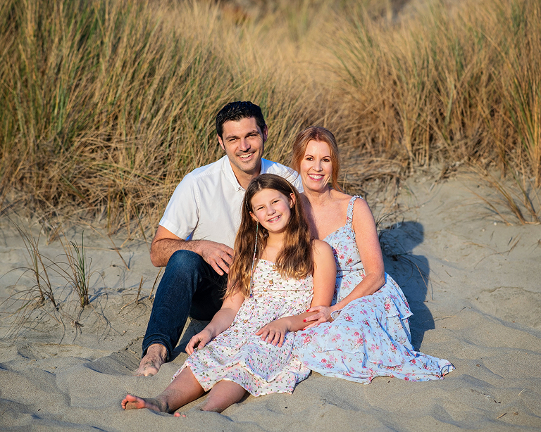 Sunset Beach Family Portraits In Watsonville