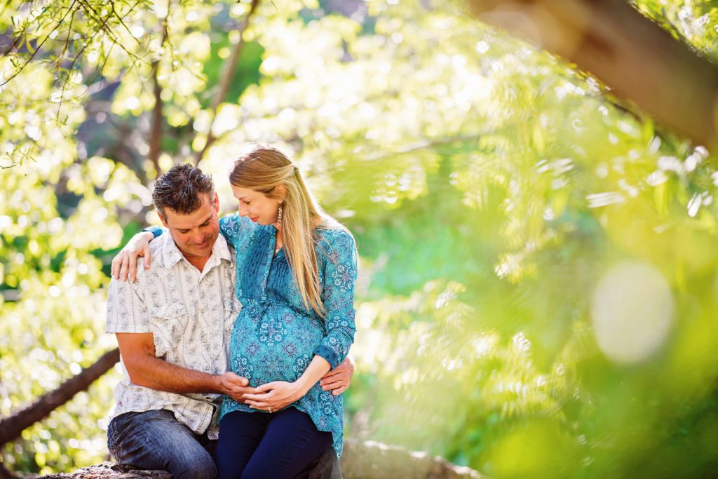 maternity portraits at Alum Rock Park