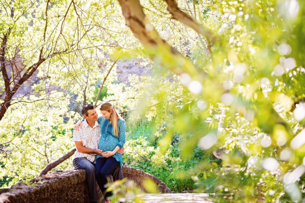 maternity portraits at Alum Rock Park