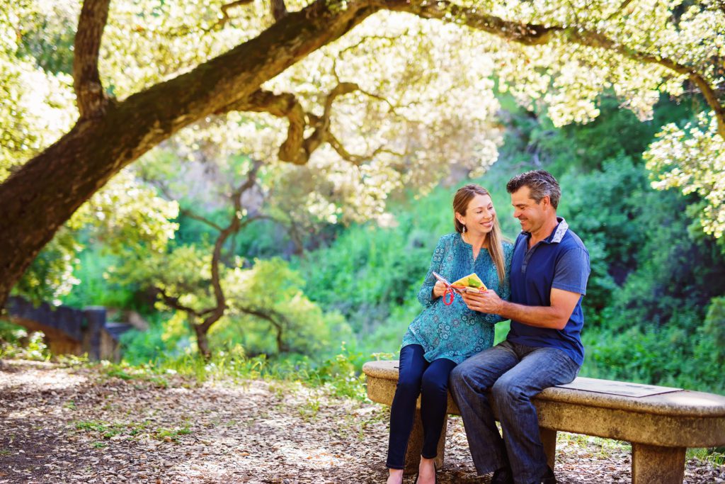 maternity portraits at Alum Rock Park