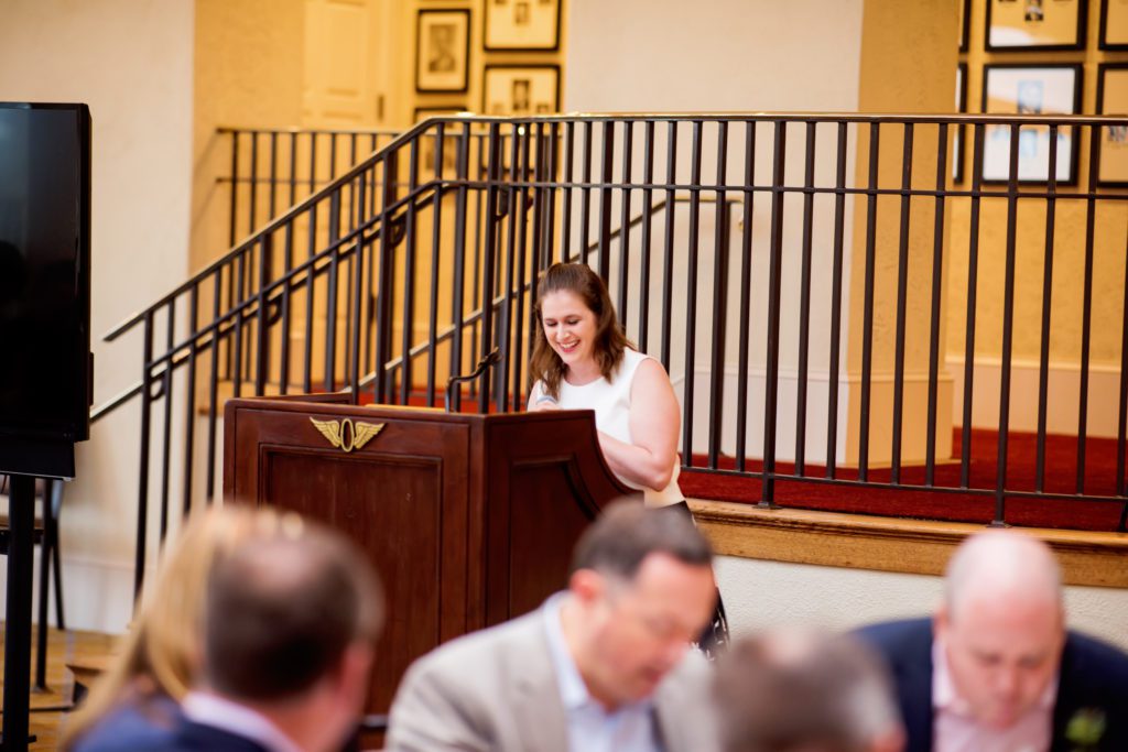 retirement party at the Olympic Club