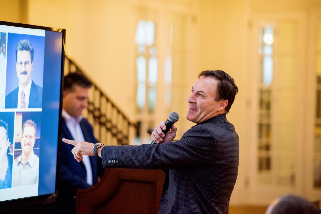 retirement party at the Olympic Club