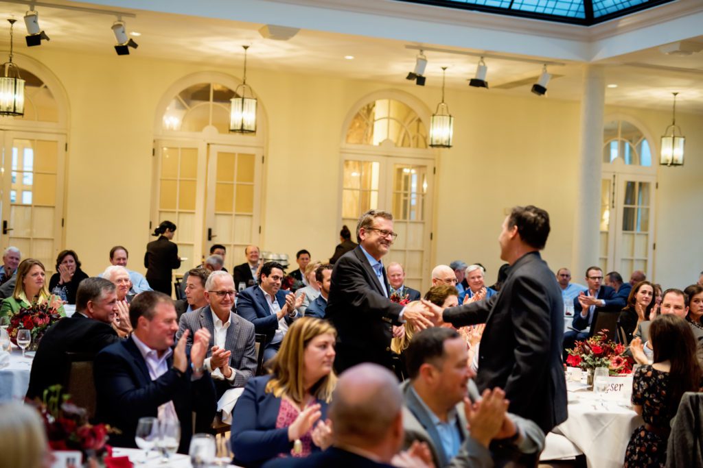 retirement party at the Olympic Club