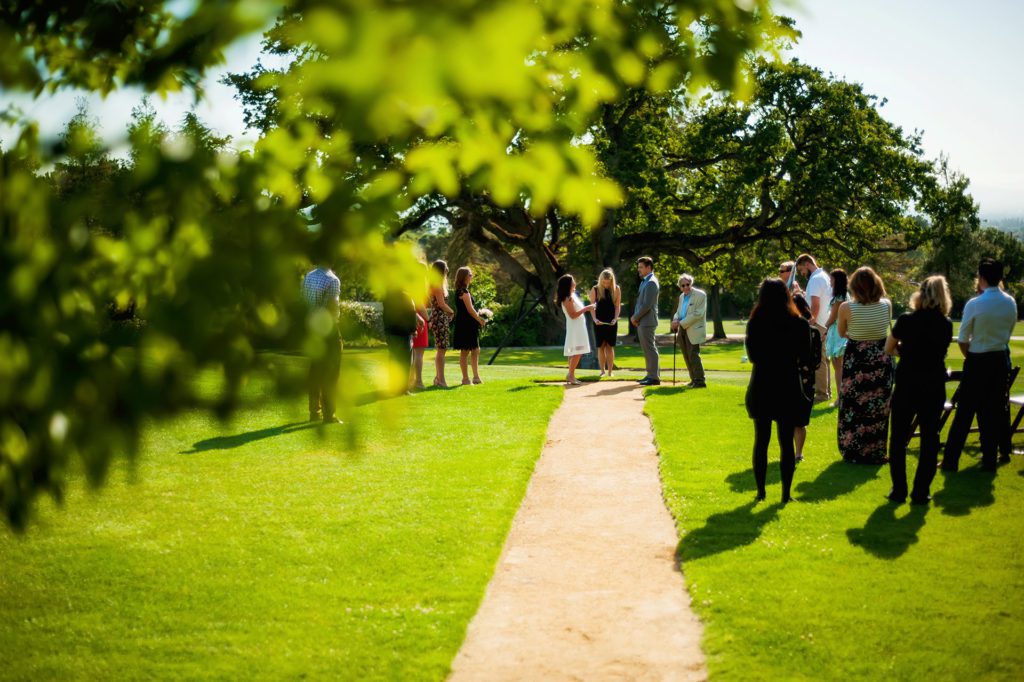 Every wedding is unique in one way or another; but C + G did something that I had never seen before. They had their official wedding ceremony during the day before walk through! It was a surprise to most everyone there. I think Corey's dad, the officiant, and I were the only people to be in on it.