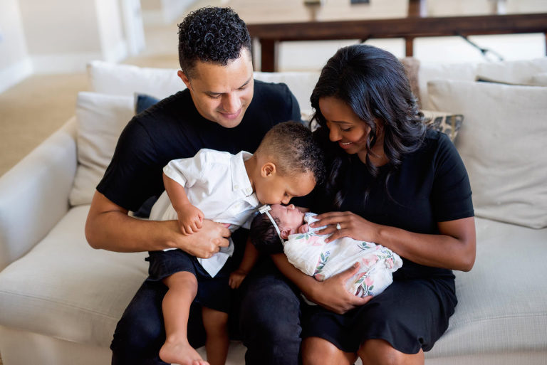 lifestyle newborn session