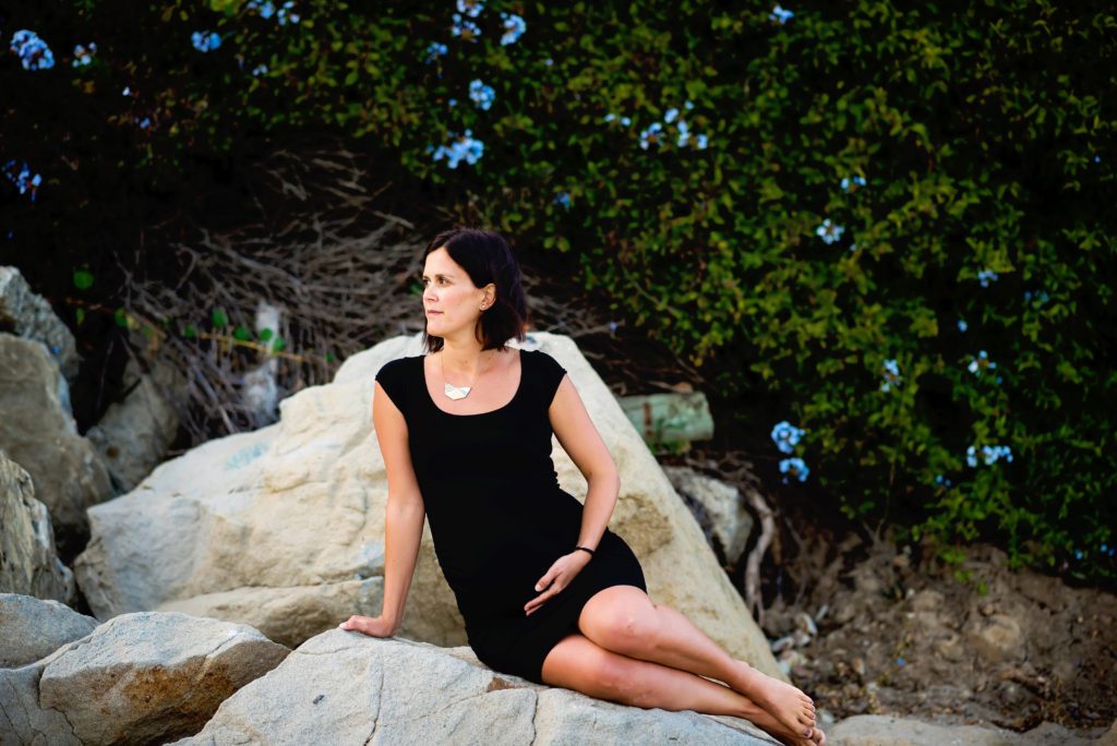 maternity portraits at capitola beach