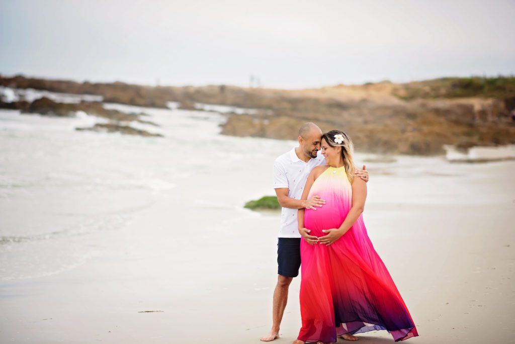 maternity portraits at asilomar state beach
