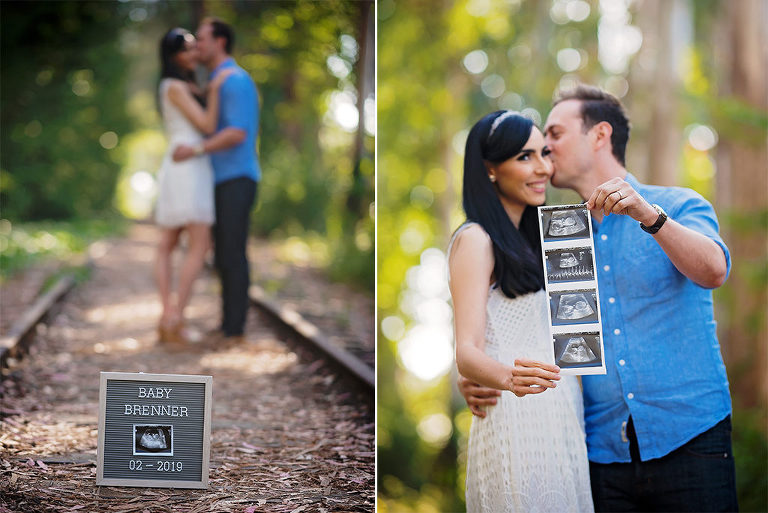 pregnancy announcement portraits