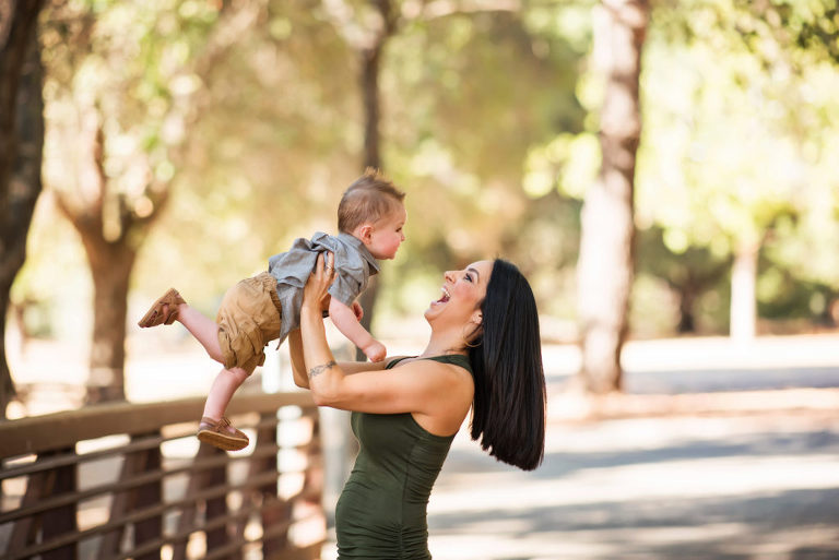 outdoor family pictures in Morgan Hill