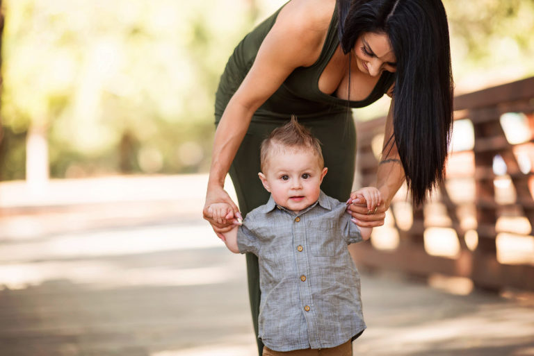 outdoor family pictures in Morgan Hill