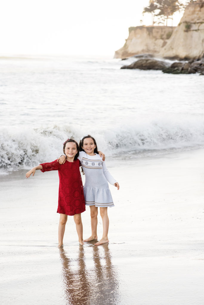 beach photo shoot in Capitola
