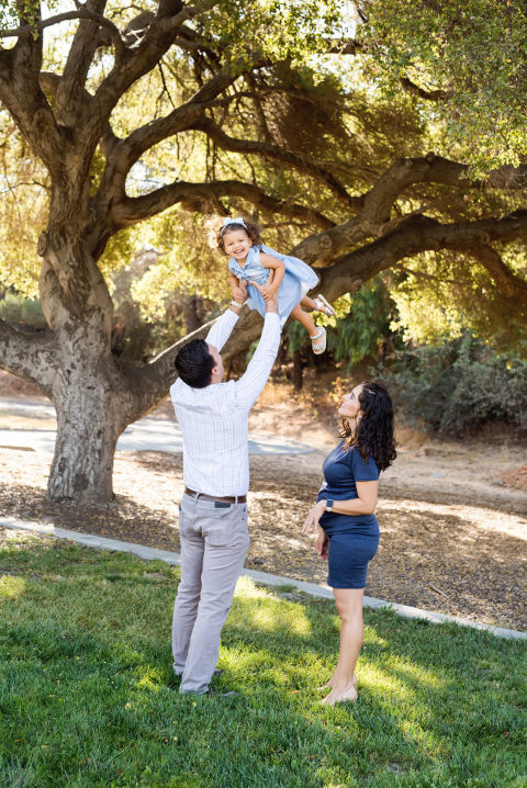 family photoshoot at hellyer park