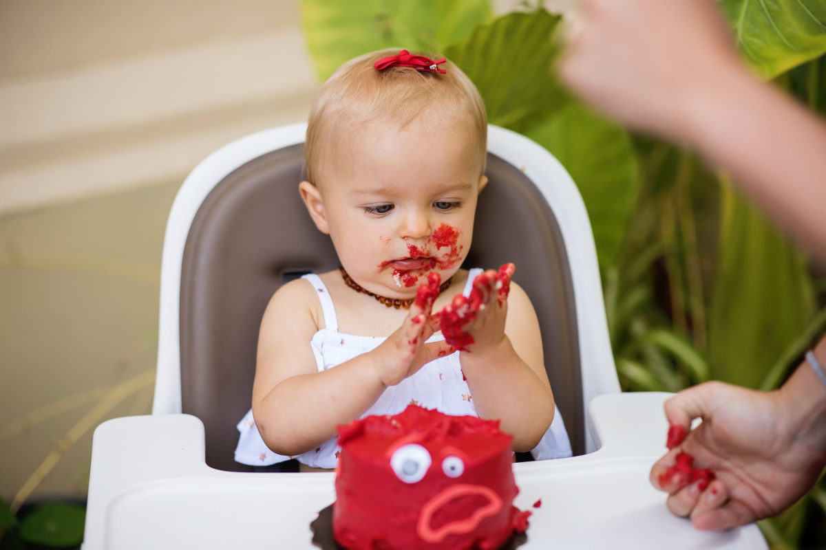 first birthday portraits