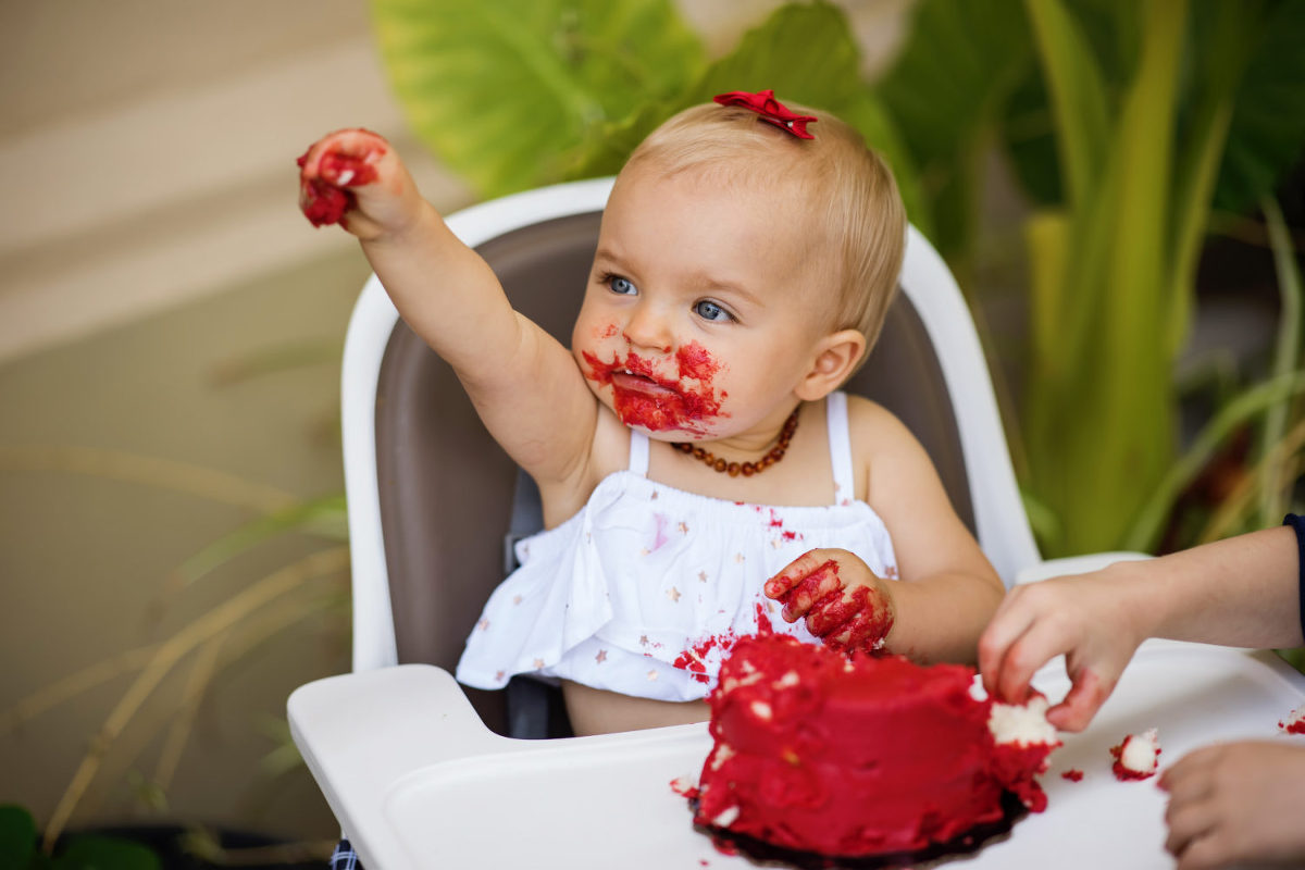 first birthday portraits