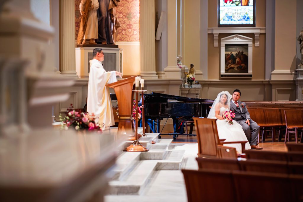 Elegant Cathedral Wedding Ceremony