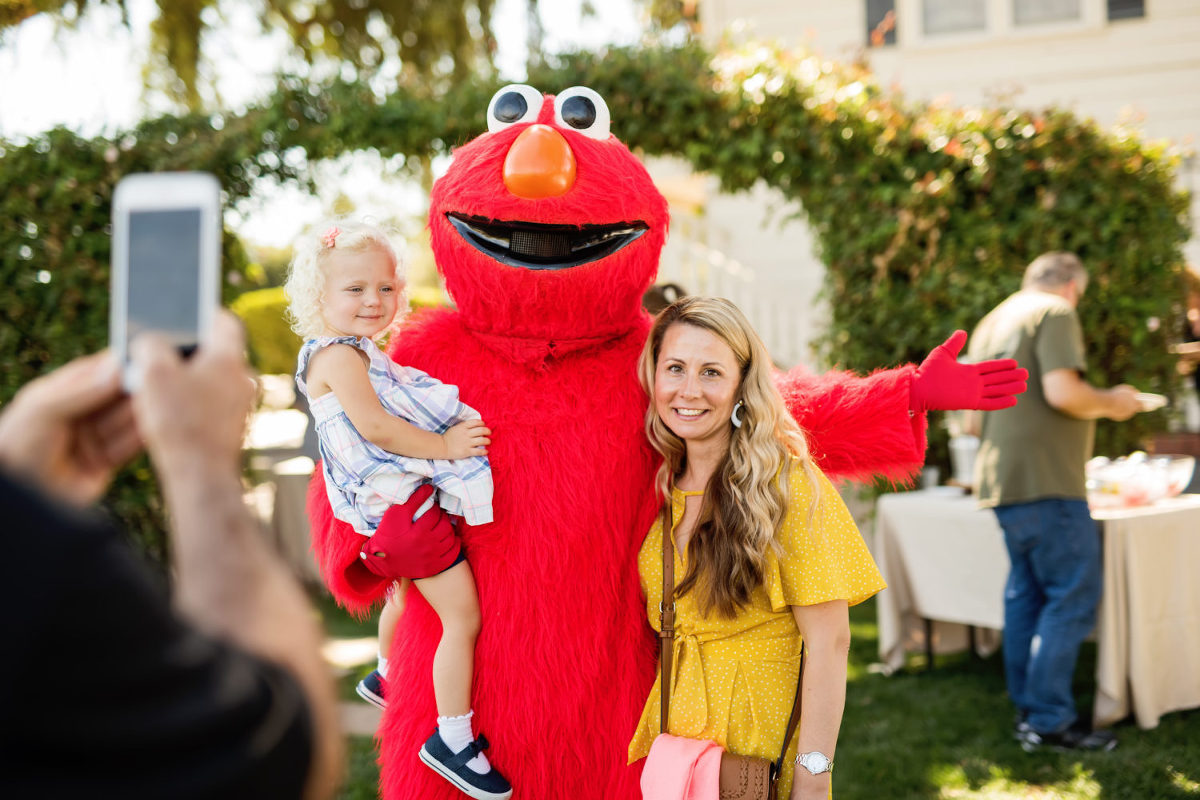 sesame street themed 1st birthday photos