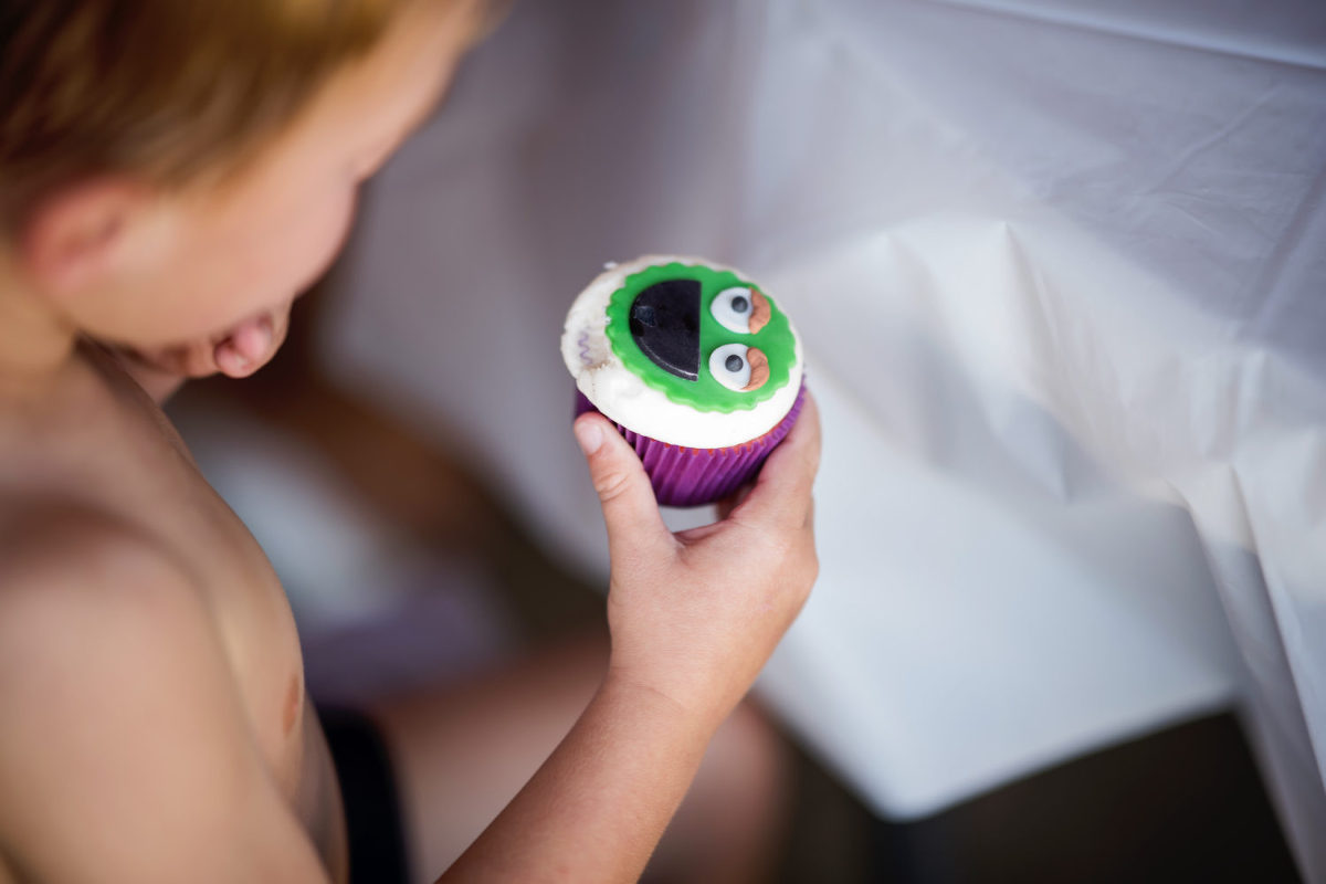 sesame street themed 1st birthday photos