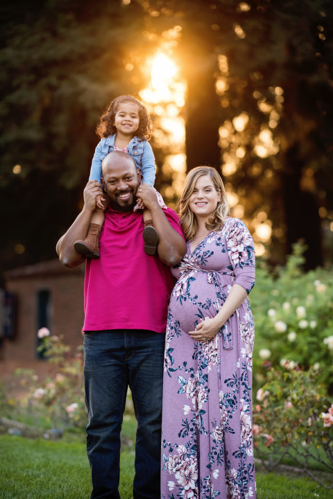 outdoor maternity portraits in san jose