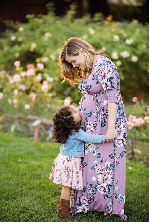 outdoor maternity portraits in san jose