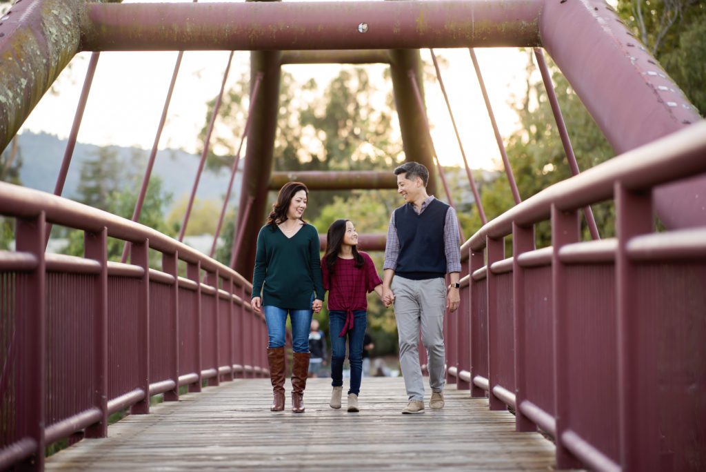 fun family portraits at vasona park