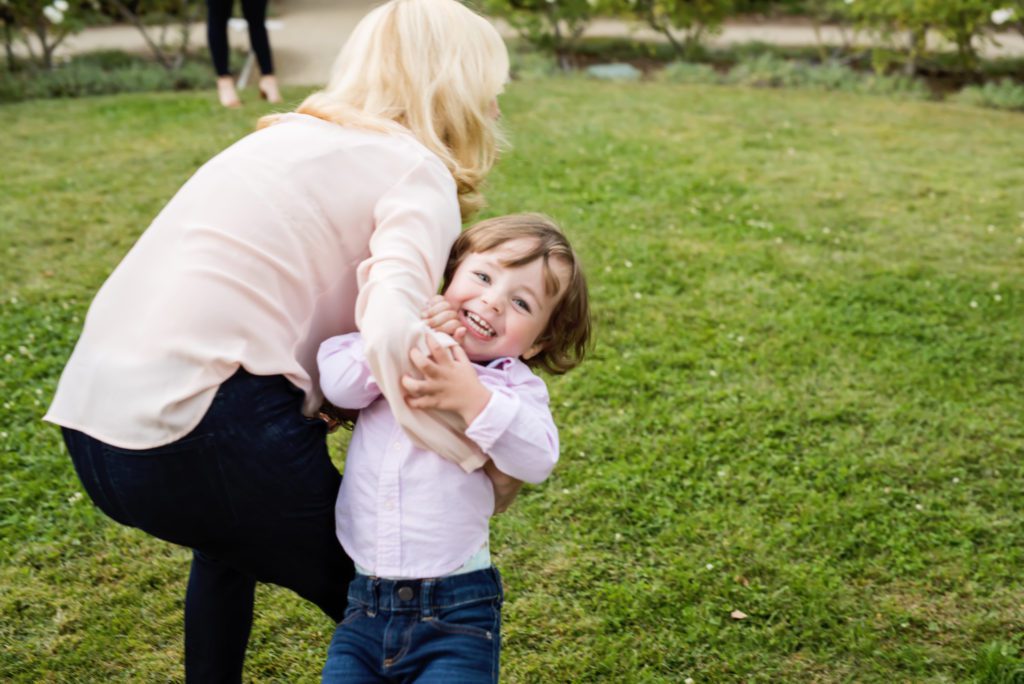 fun family portraits in palo alto