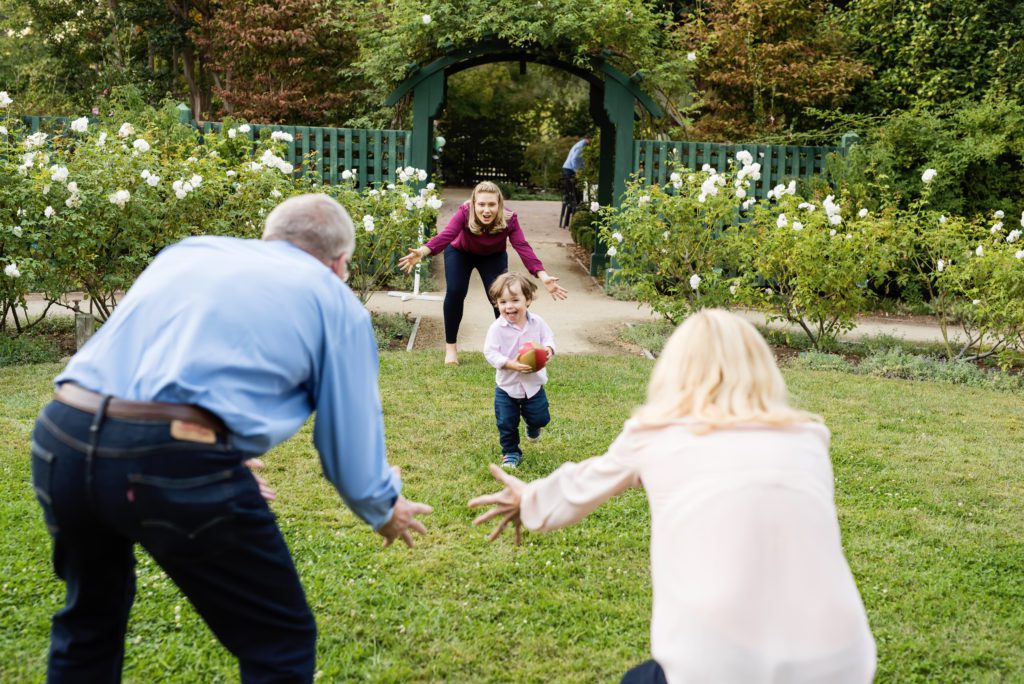fun family portraits in palo alto