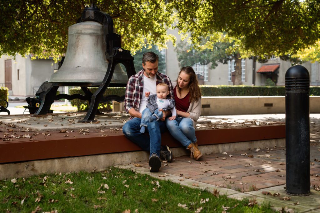 fun family portraits at san jose state