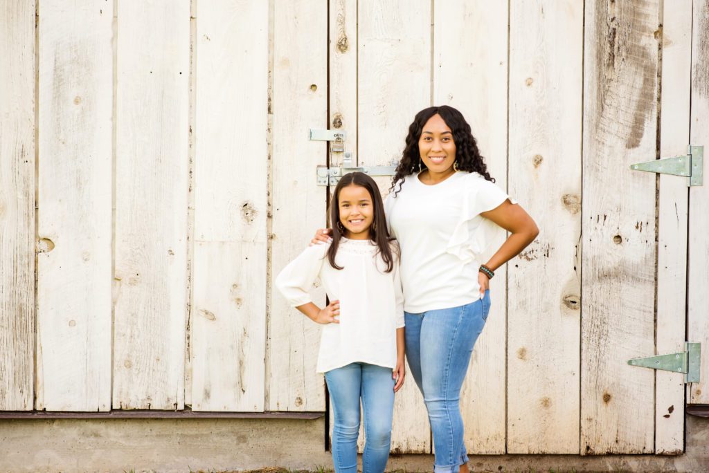 rustic family portraits at bernal ranch park
