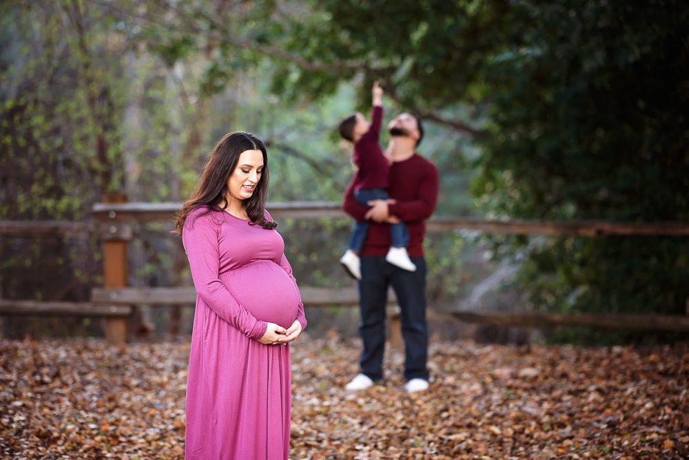 tips for taking maternity portraits with kids