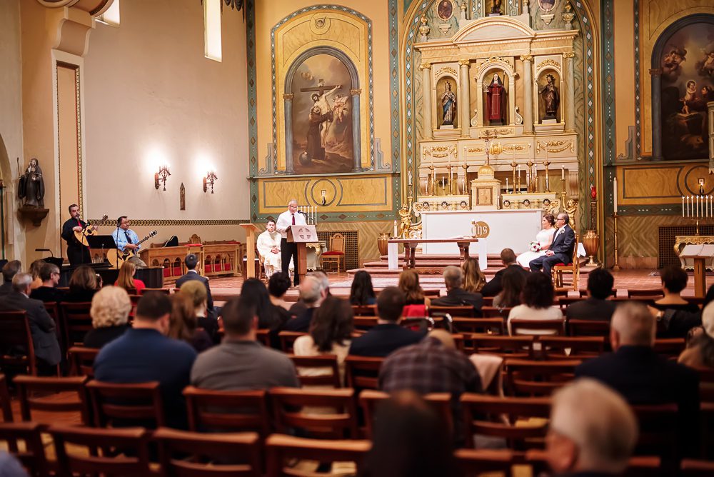 Vow Renewal Ceremony at Mission Santa Clara de Asís