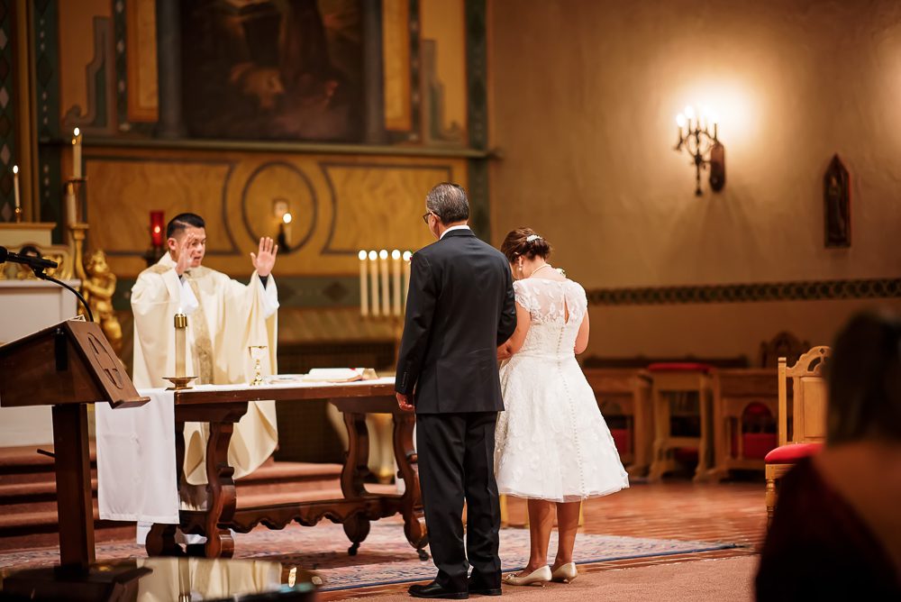 Vow Renewal Ceremony at Mission Santa Clara de Asís