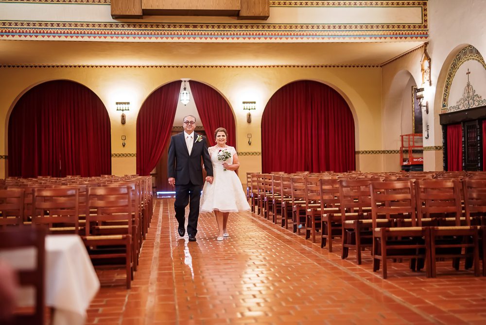 Vow Renewal Ceremony at Mission Santa Clara de Asís