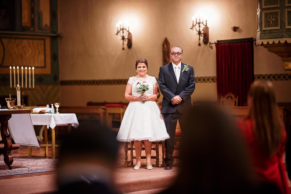 Vow Renewal Ceremony at Mission Santa Clara de Asís