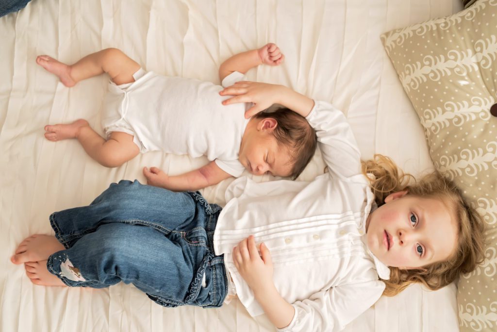 in-home lifestyle newborn portraits
