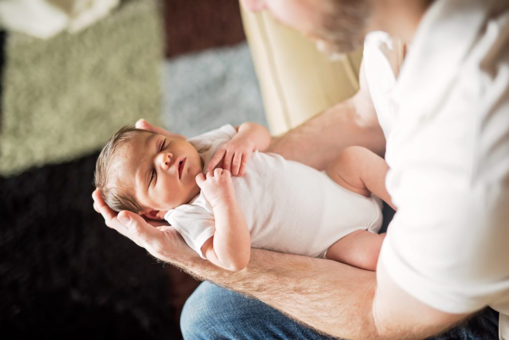in-home lifestyle newborn portraits