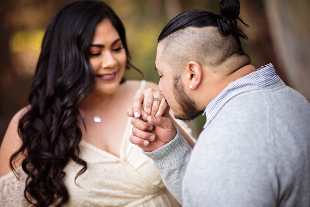Engagement Portraits at Vasona Park