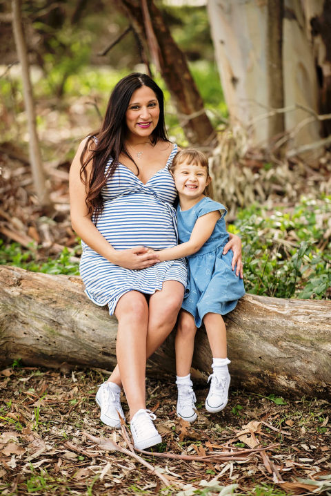 maternity photos with kids