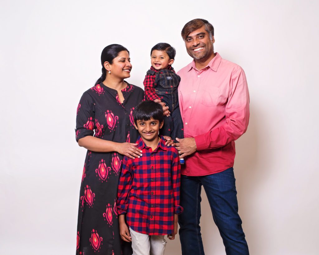 in-studio family portraits