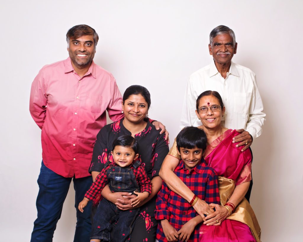 in-studio family portraits
