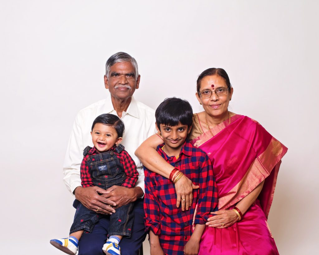 in-studio family portraits