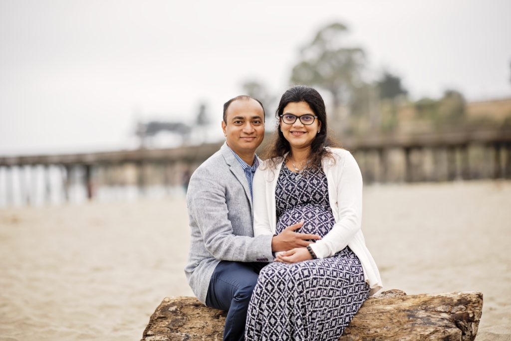 the best time to take beach maternity portraits