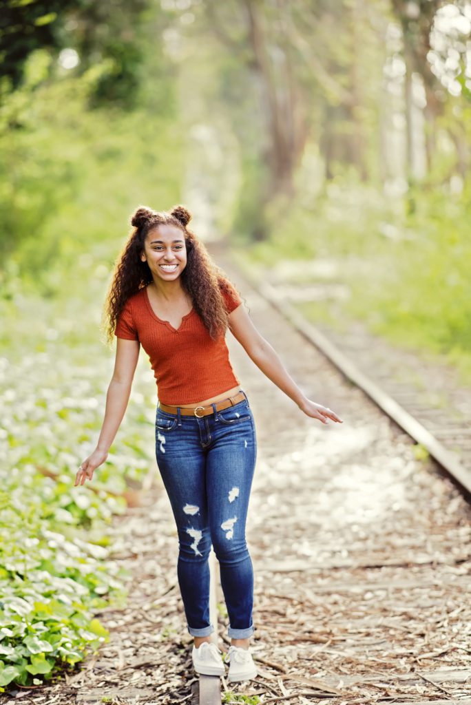 fun senior portraits in capitola