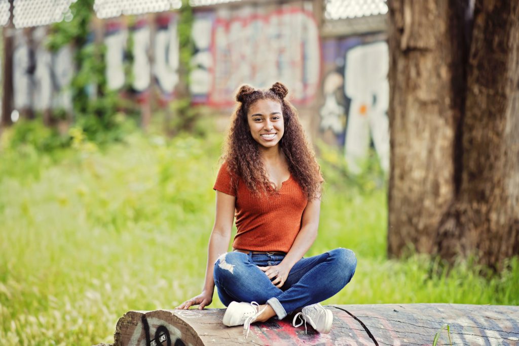 fun senior portraits in capitola