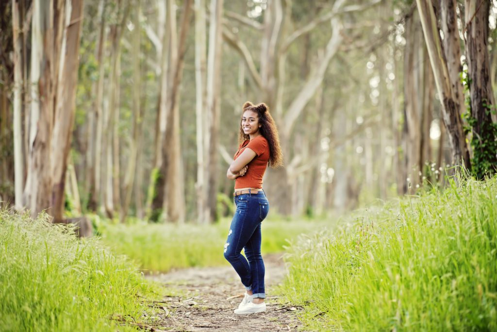 fun senior portraits in capitola