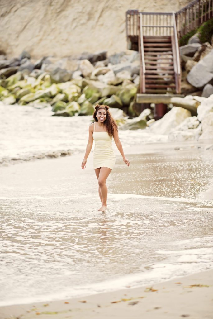 fun senior portraits in capitola