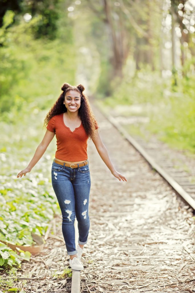 fun senior portraits in capitola