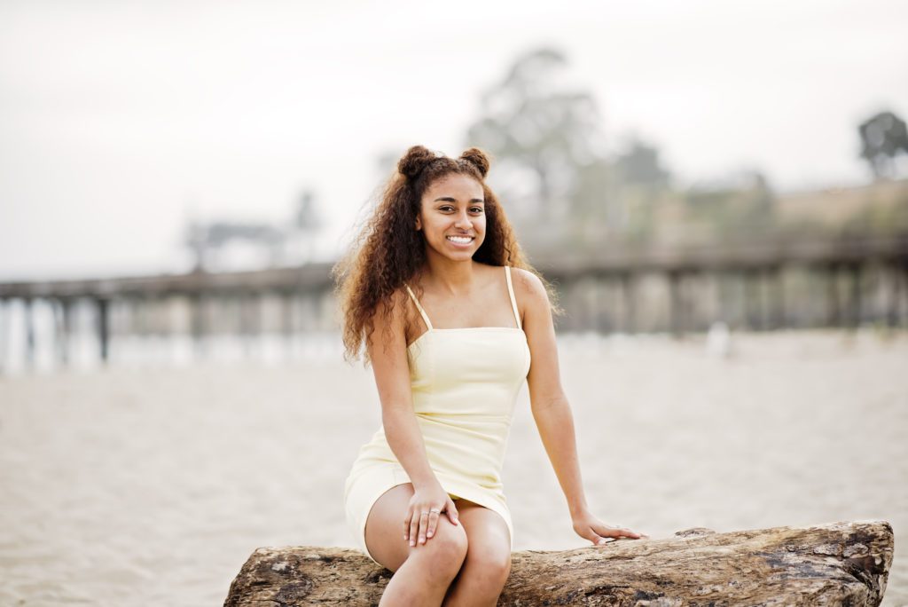 fun senior portraits in capitola