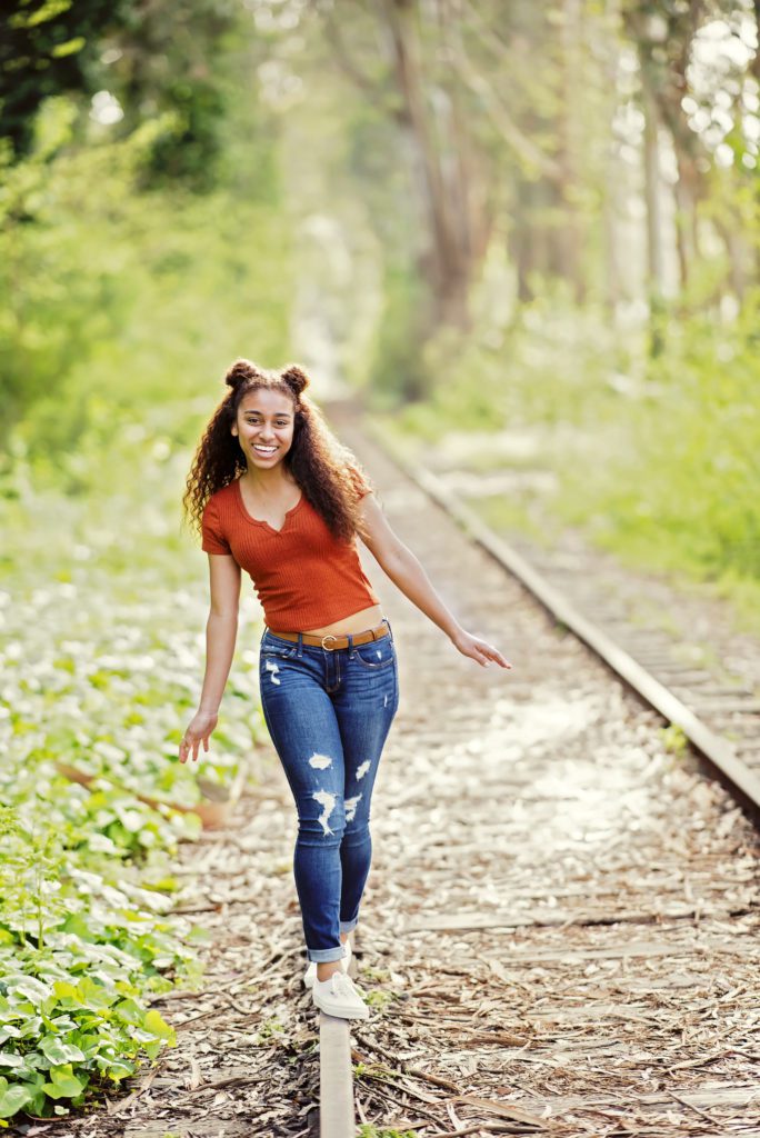 fun senior portraits in capitola